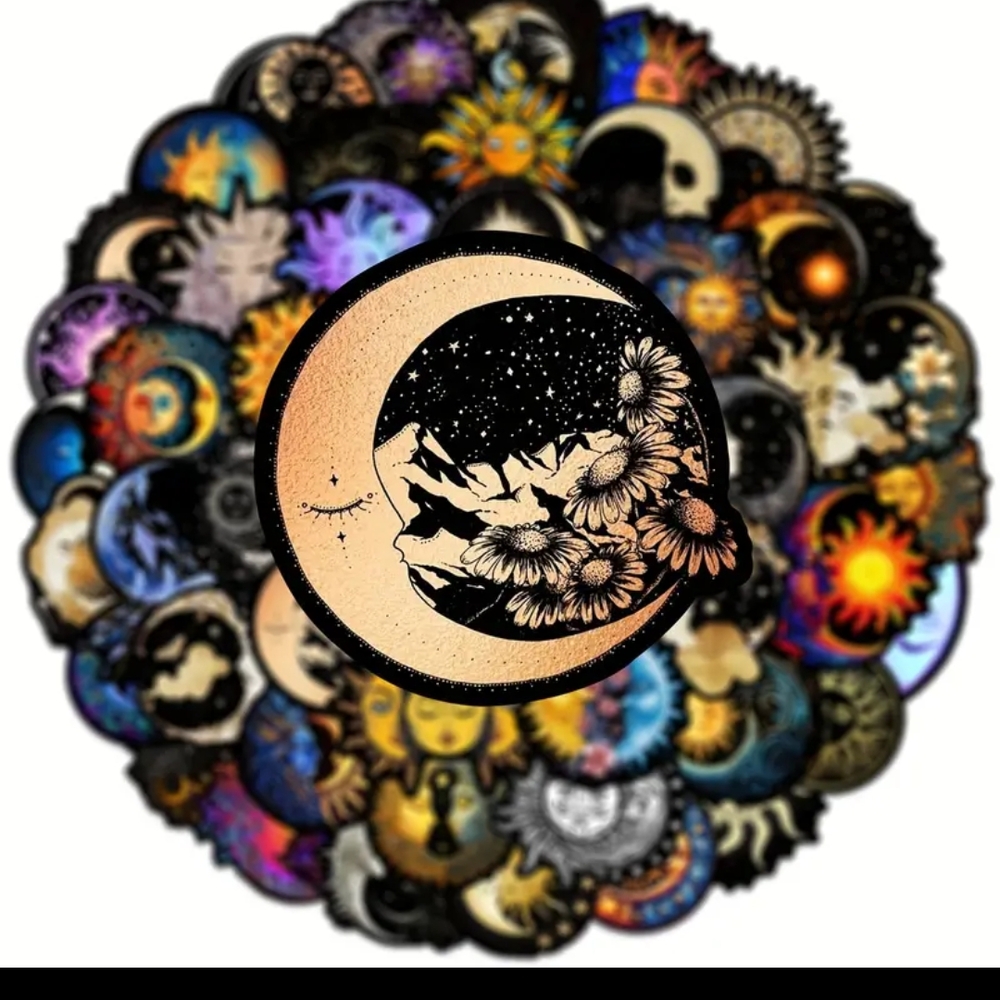 Colorful Celestial Sticker Set - Picture 4 of 5